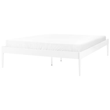 VAURS - Tweepersoonsbed - Wit - 140 x 200 cm - Staal product