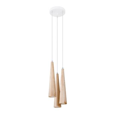 Sollux hanglamp Sula - 3 lichts - 20 x120 cm - beige wit product