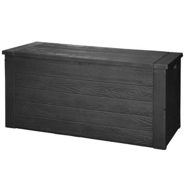 Tuinkussen opbergbox - 120 cm - hout patroon - kussenbox product