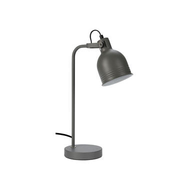 Bureaulamp - grijs - metaal - 38 x 11 cm - voor e14 fitting product