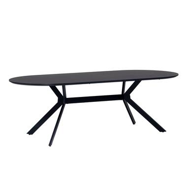 Eettafel Ovaal 220cm - Zwart - Eettafel Julian product