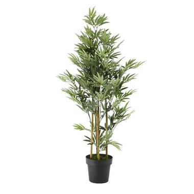 Bellatio Flowers & Plants Kunstplant - bamboe - 125 cm - groen product