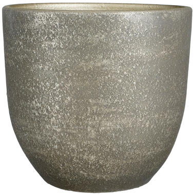 Mica Decorations Plantenpot - zwart en goud - terracotta -39x36cm product