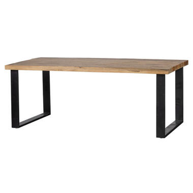 Mangohoutonline - Eettafel Cleveland 240x100cm Rechthoekig - Bruin - Mahom product