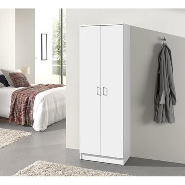 Interiax Opbergkast 'Amelie' 2 deuren en 4 legplanken Wit (180x60x40cm) product