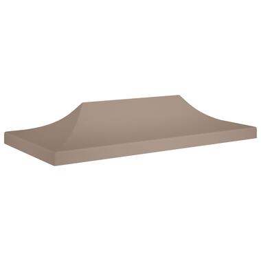 vidaXL Partytentdak 270 g/m² 6x3 m taupe product