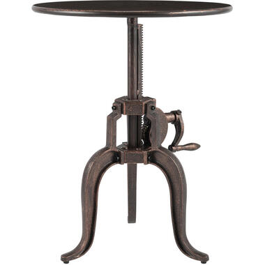 CLP Bijzettafel Marcos Metaal - bronzen