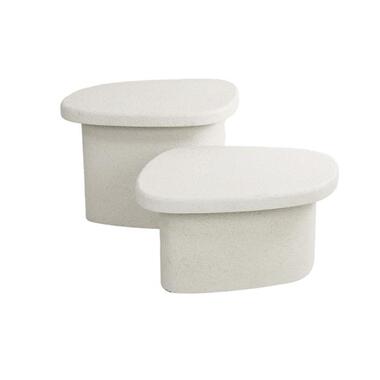 Hoyz Collection - Salontafel Set van 2 - Stone Organic - Marmer Composiet product