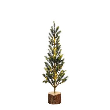 House of Seasons Kunstkerstboom met LED - H58 x Ø30 cm - Groen product