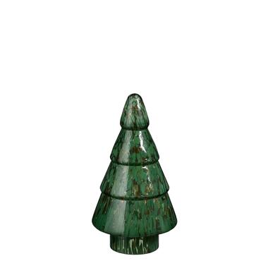 House of Seasons Kerstdecoratie Boom - H30,5 x Ø16 cm - Glas - Groen product