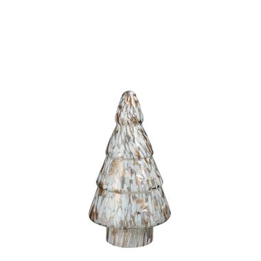 House of Seasons Kerstdecoratie Boom - H30,5 x Ø16 cm - Glas - Wit product