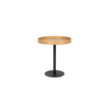 Housecraft Yuri Bijzettafel Rond Hout 45x45 cm (S) Eiken - Bruin product