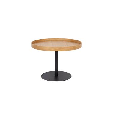 Housecraft Yuri Bijzettafel Rond Hout 56x56 cm (M) Eiken - Bruin product