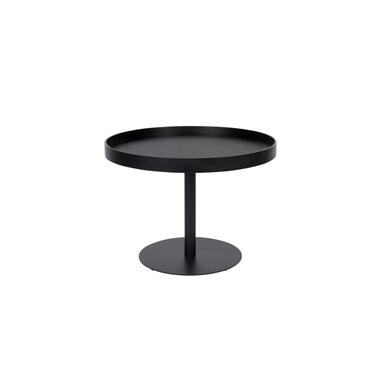 Housecraft Yuri Bijzettafel Rond Hout 56x56 cm (M) Zwart product