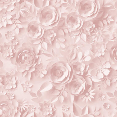 Dutch Wallcoverings behang - My Kingdom Roses roze - 0.53x10,05m product