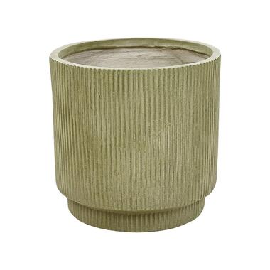 DARIA - Bloempot - 37 x 37 x 37 cm - Groen - Kleivezels product