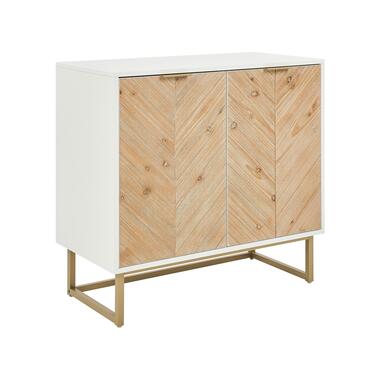 ALASKA - Dressoir - Lichtbruin/Wit - Hout product