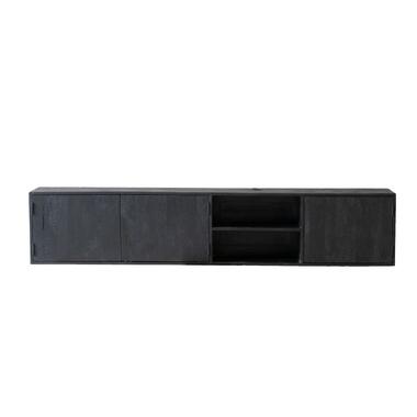 Zwevend Tv-Meubel Zwart 200cm - 3-Deurs - Kast Zen product