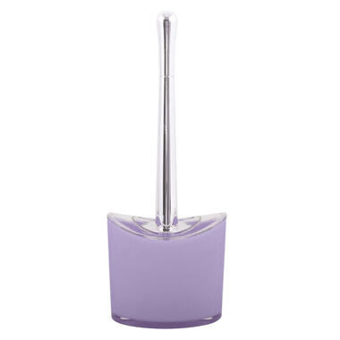 MSV Toiletborstel houder/wc-borstel Aveiro - kunststof - lila paars product