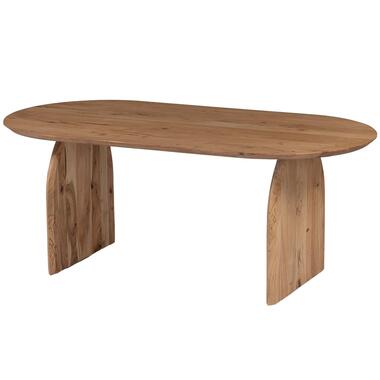 Eettafel Ovaal 240cm - Naturel - Mangohout - Eettafel Daan product