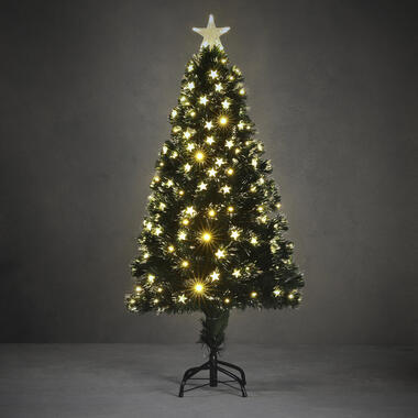 Luca Lighting Mercury Kunstkerstboom met Fibre Optic Verlichting