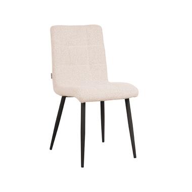 LABEL51 Eetkamerstoel Sam 57x45x86 cm - Naturel - Stof product