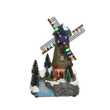 Lumineo Kerstdorp molen - met beweging en licht product