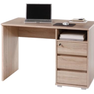 Emob Bureau Primos 110cm met 3 lades - eik product