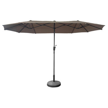 Happy Garden Parasol LINAI - Bruin - Stof product