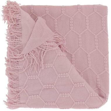 Unique Living - Plaid Fee - 127x152cm - Old Pink product