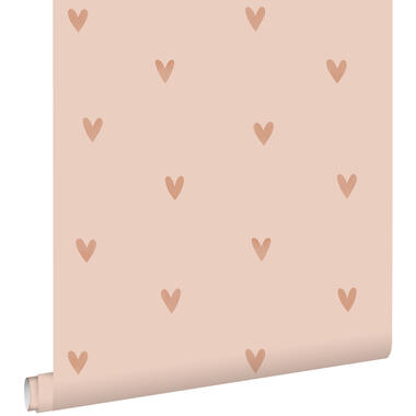 ESTAhome behang - hartjes - roze - 0.53 x 10.05 m - 139770 product