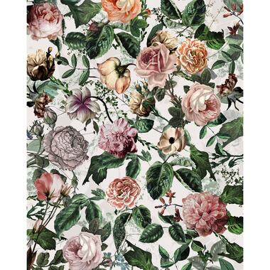 Sanders & Sanders fotobehang - bloemen - roze en groen - 200 x 250 cm - 612347 product