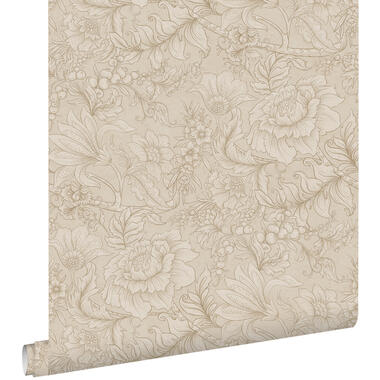 ESTAhome behang - bloemmotief - beige - 50 x 900 cm - 139795 product