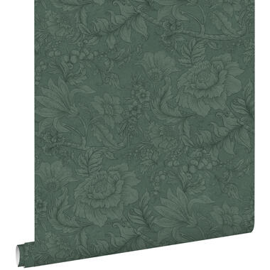 ESTAhome behang - bloemmotief - donkergroen - 50 x 900 cm - 139793 product