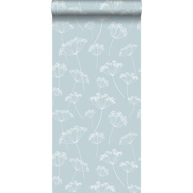 Walls4You behang - bloemmotief - babyblauw - 0,53 x 10,05 m - 935321 product