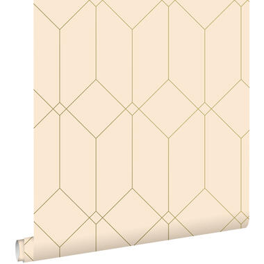 ESTAhome behang - art deco motief - goud en beige - 0.53 x 10.05 m - 139747 product