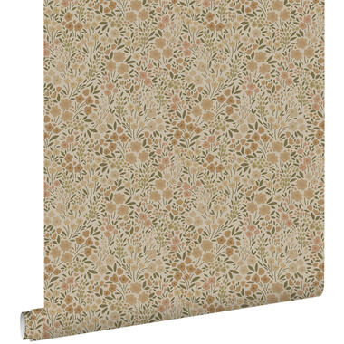 ESTAhome behang - bloemetjes - beige - 0.53 x 10.05 m - 139701 product