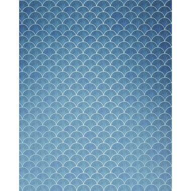 Sanders & Sanders fotobehang - art deco - blauw - 200 x 250 cm - 611959 product