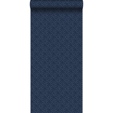 Walls4You behang - etnisch motief - donkerblauw - 53 cm x 10,05 m - 935334 product