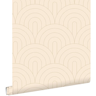 ESTAhome behang - art deco bogen - beige - 50 x 900 cm - 139777 product