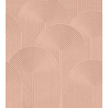 ESTAhome fotobehang - 3D-motief - terracotta roze - 2.5 x 2.79 m - 159383 product