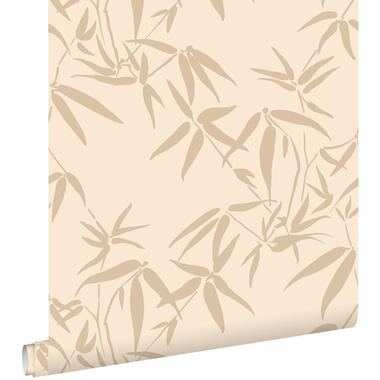 ESTAhome behang - bamboe bladeren - beige - 0.53 x 10.05 m - 139733 product