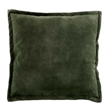 Unique Living - Kussen Basics - 45x45cm - wintergroen product