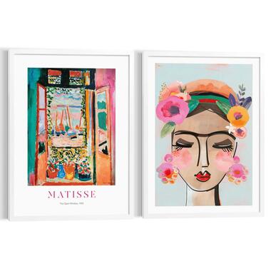 Set poster met lijst - Portret Matisse product