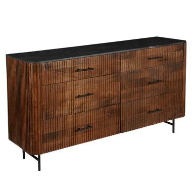 Mangohoutonline - Dressoir Austin 175cm Rechthoekig - Bruin - Mahom product