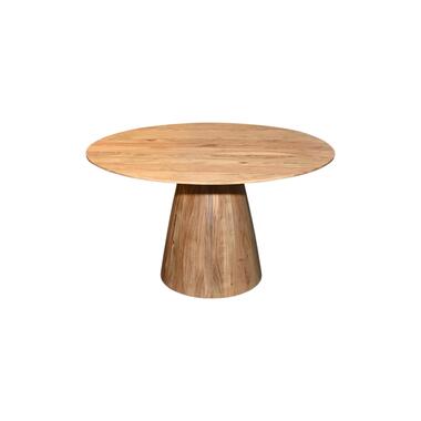 Eettafel Rond Ø130cm - Acaciahout - Naturel - Tafel Pim product