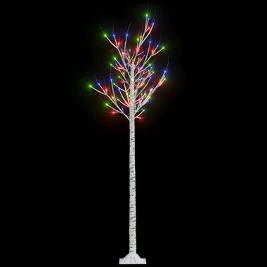 vidaXL Kerstboom wilg 180 meerkleurige LED's binnen en buiten 1,8 m product