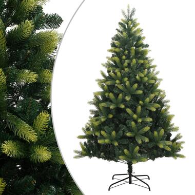 vidaXL Kunstkerstboom met scharnieren en standaard 210 cm product