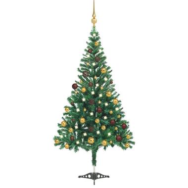 vidaXL - Kunstkerstboom - Groen - 180 x 90 cm product