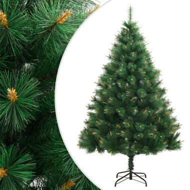 vidaXL Kunstkerstboom met scharnieren en standaard 210 cm product